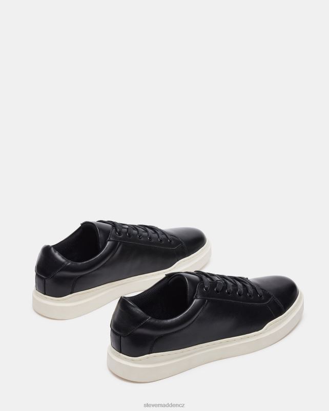 obuv Černá kůže LR2BN901 muži Steve Madden tilton