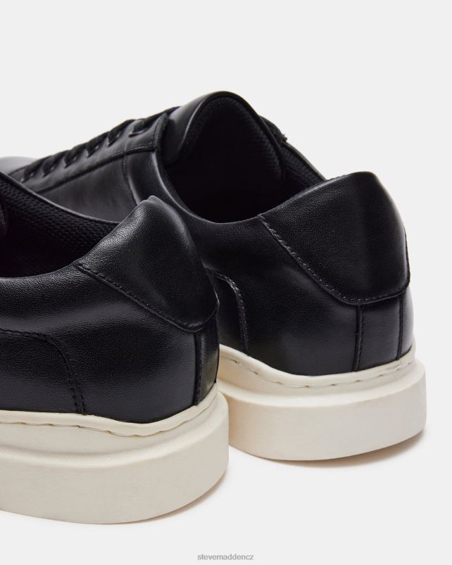 obuv Černá kůže LR2BN901 muži Steve Madden tilton