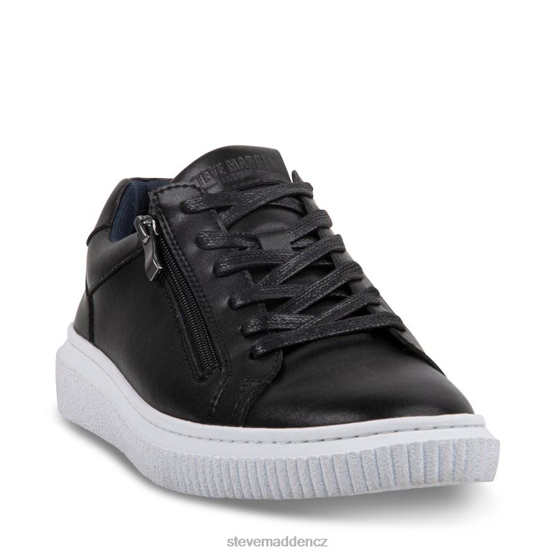 obuv Černá kůže LR2BN906 muži Steve Madden niziam