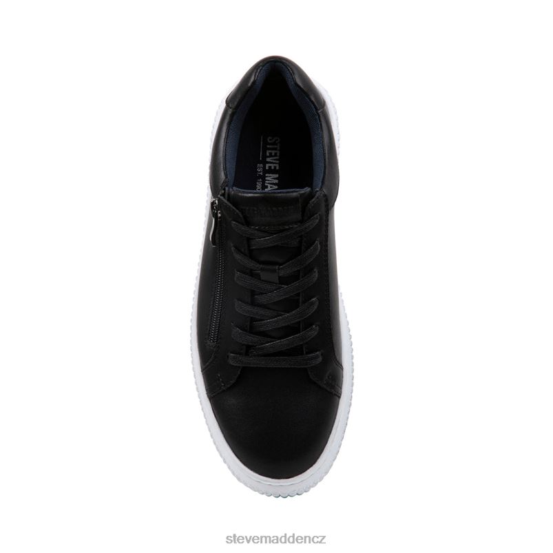 obuv Černá kůže LR2BN906 muži Steve Madden niziam