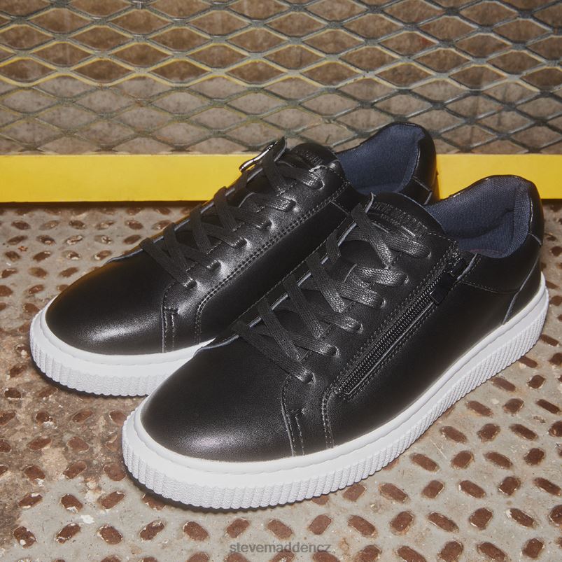 obuv Černá kůže LR2BN906 muži Steve Madden niziam