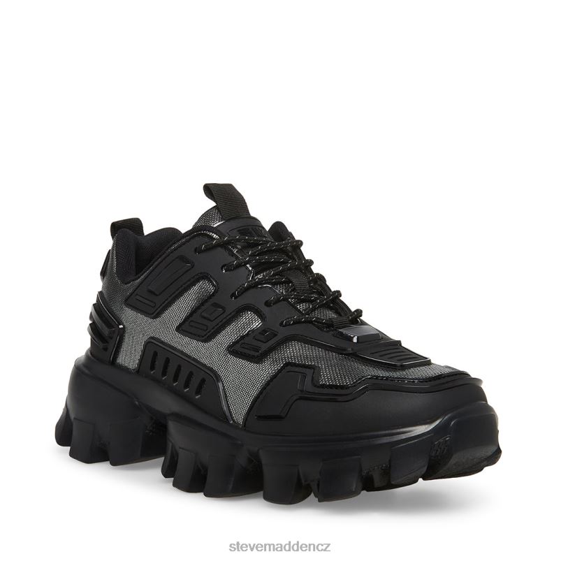 obuv černá stříbrná LR2BN899 muži Steve Madden ponce