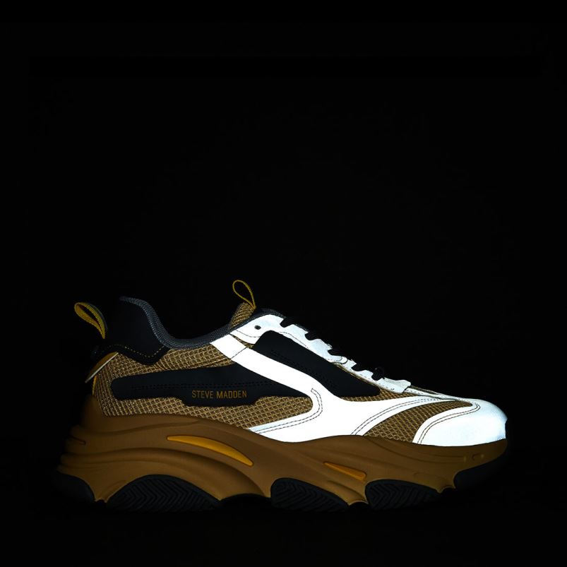 obuv zlaté multi LR2BN885 muži Steve Madden mít