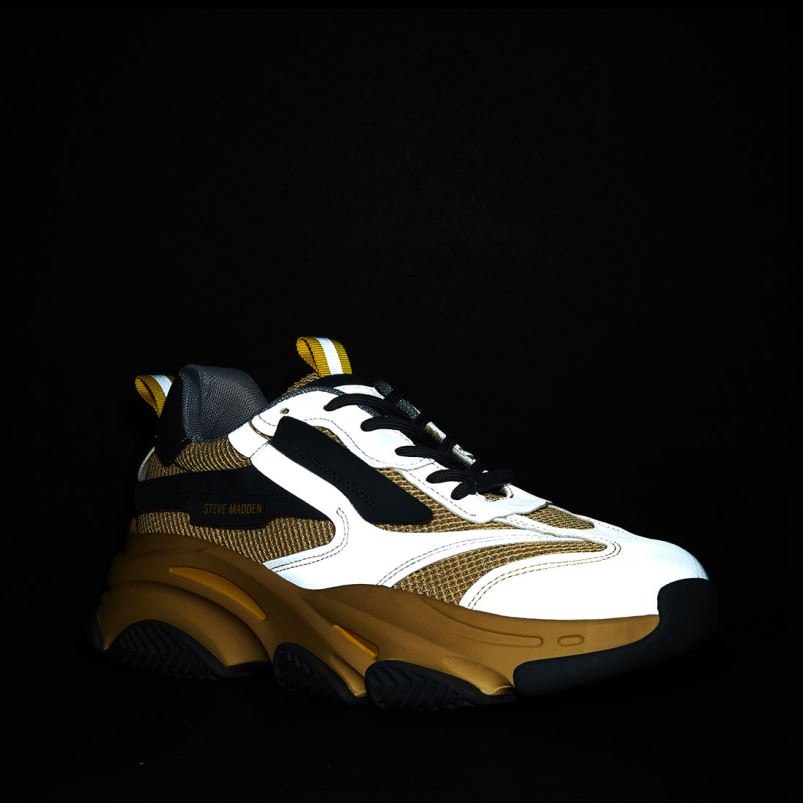 obuv zlaté multi LR2BN885 muži Steve Madden mít