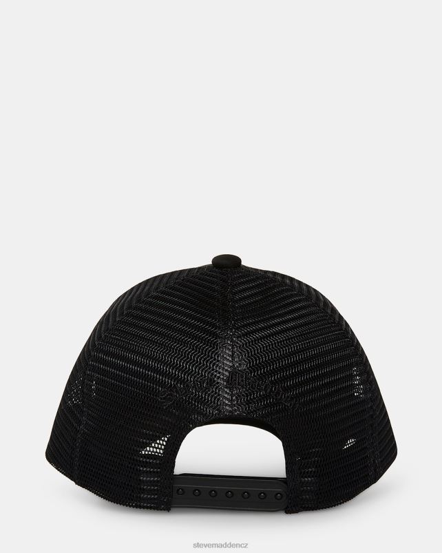 doplněk Černá LR2BN871 unisex Steve Madden kamenný plamen trucker klobouk