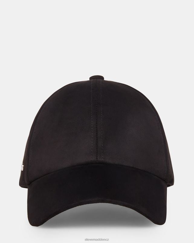 doplněk Černá LR2BN872 unisex Steve Madden baseballová čepice z umělého semiše