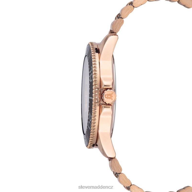 doplněk Černá LR2BN832 unisex Steve Madden klasické hodinky