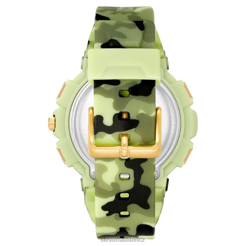 doplněk maskovat LR2BN826 unisex Steve Madden nadrozměrné sportovní hodinky