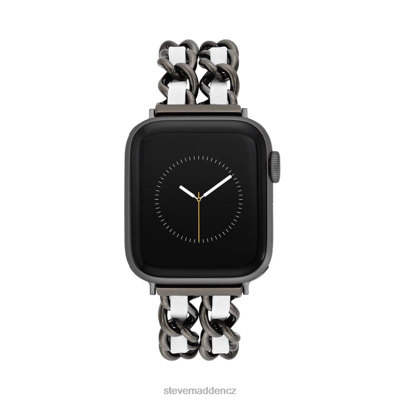 doplněk bílý LR2BN854 unisex Steve Madden Pásek na hodinky Apple Watch 38-40 mm