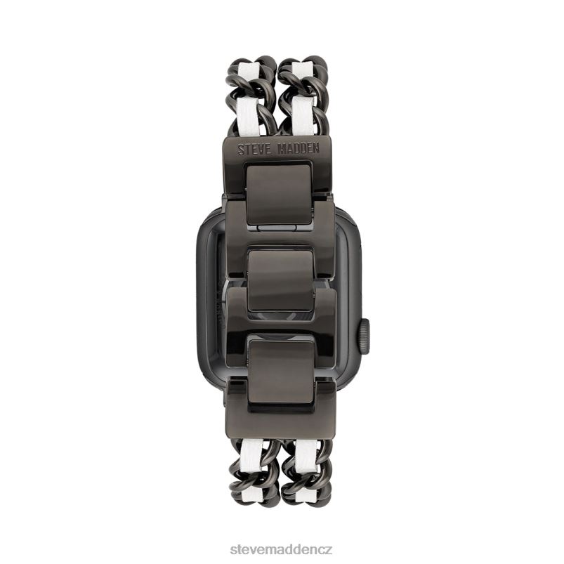 doplněk bílý LR2BN854 unisex Steve Madden Pásek na hodinky Apple Watch 38-40 mm