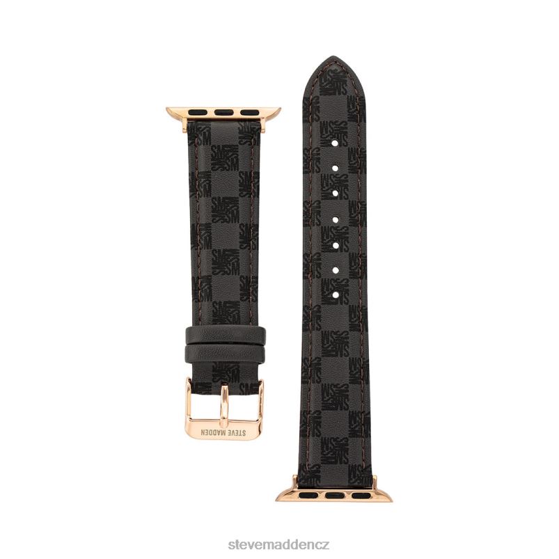 doplněk Šedá LR2BN842 unisex Steve Madden Pásek hodinek s logem Apple Watch 38-40 mm