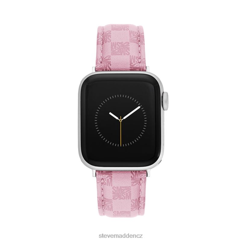 doplněk růžový LR2BN825 unisex Steve Madden Pásek hodinek s logem Apple Watch 38-40 mm