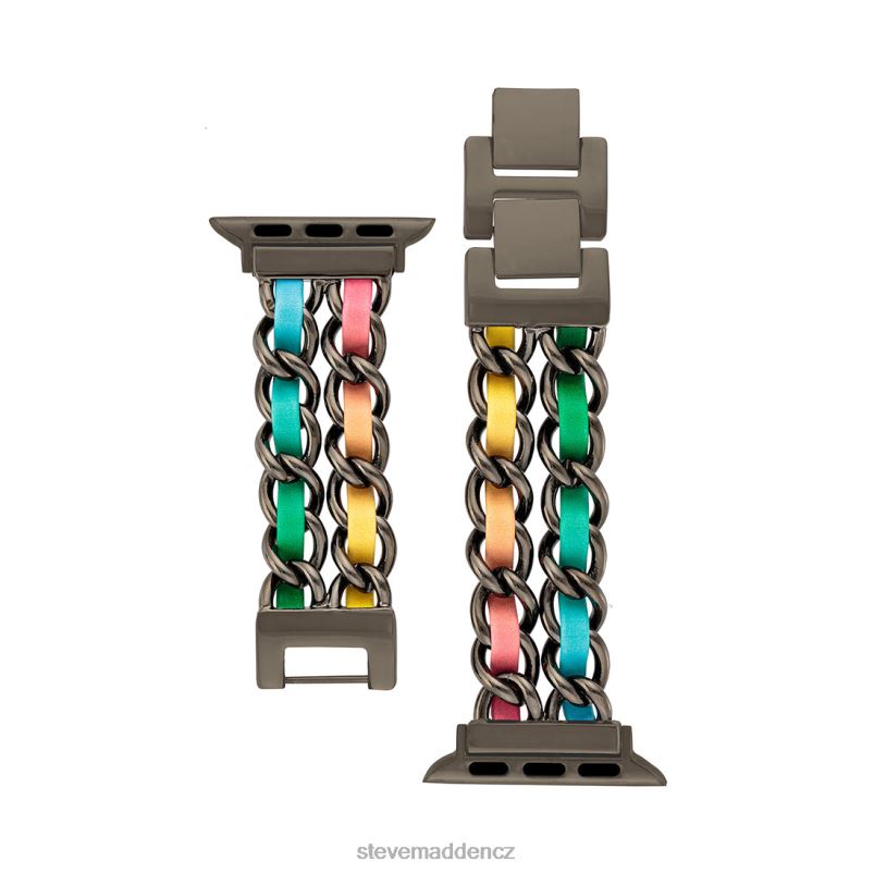 doplněk vícenásobné LR2BN855 unisex Steve Madden Pásek na hodinky Apple Watch 42-44 mm