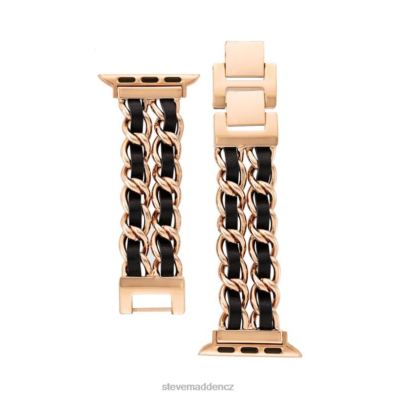 doplněk zlato LR2BN836 unisex Steve Madden Pásek na hodinky Apple Watch 38-40 mm